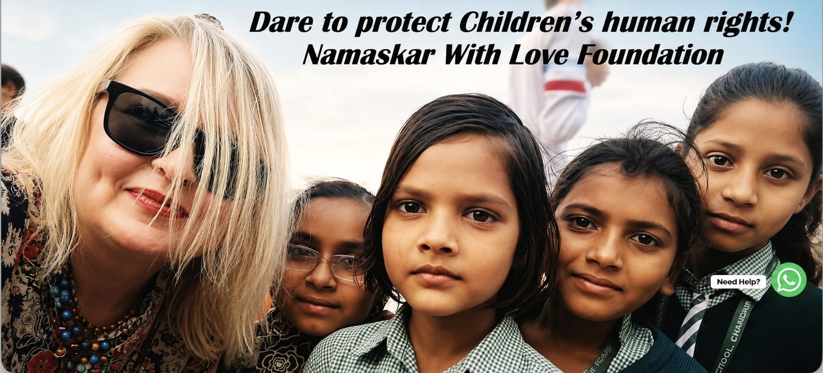 Namaskar with Love Foundation — rural classroom and children