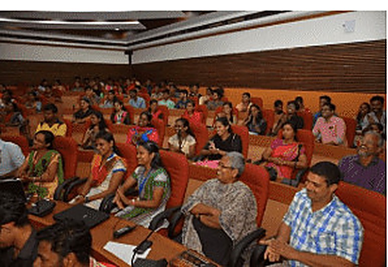 Audience at a CME training session