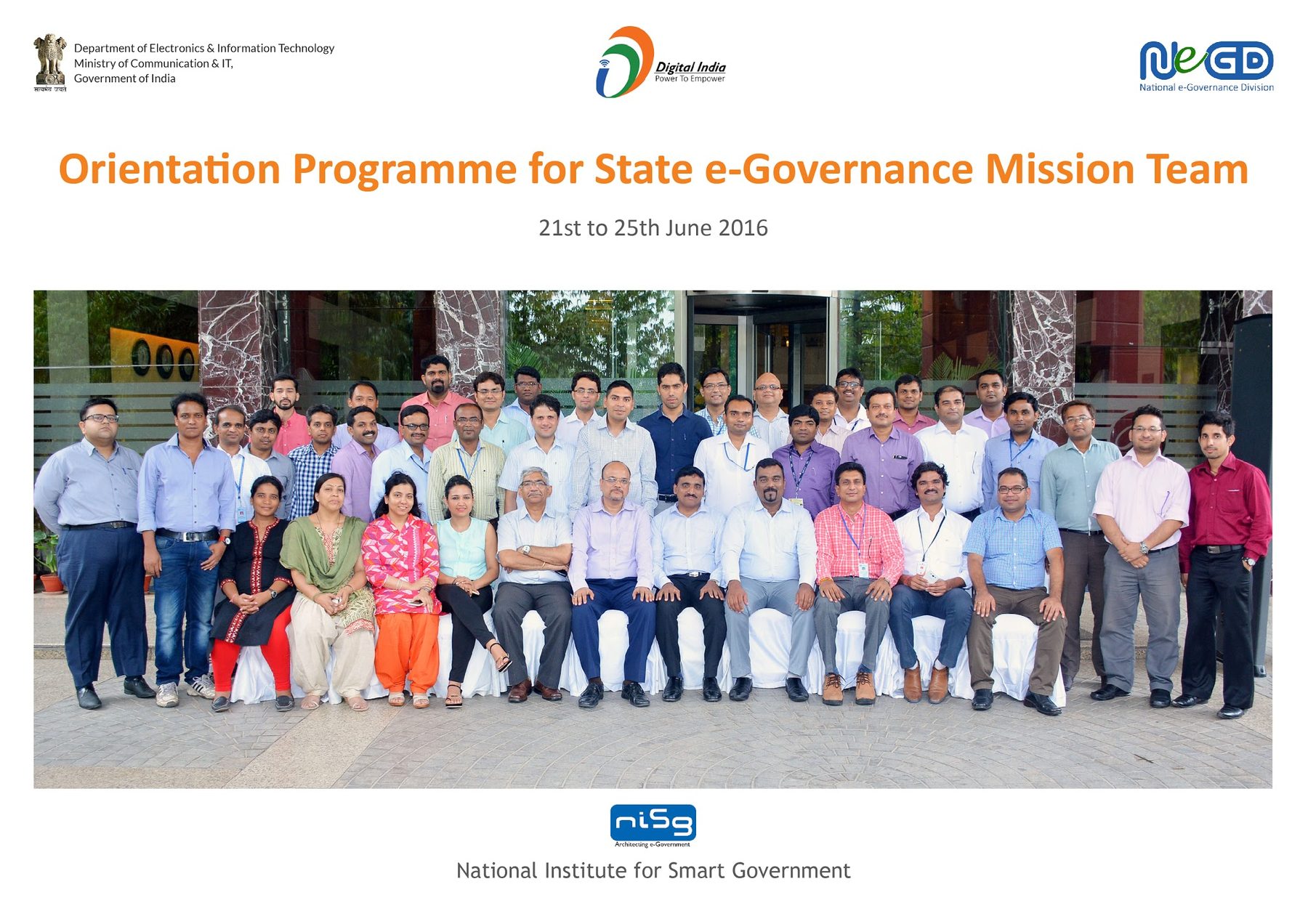 National Police Training Programme — government capacity-building session
