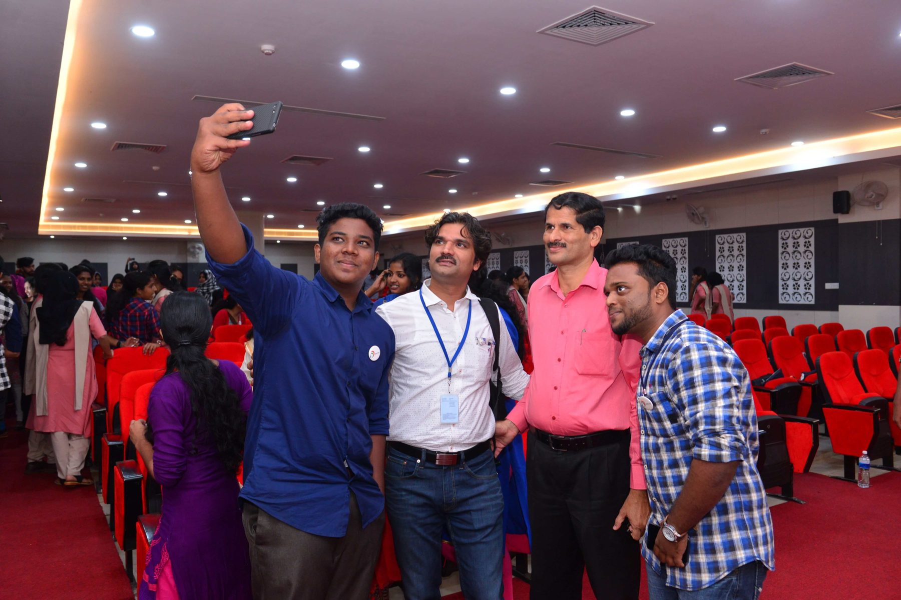 Young professionals in an employment-readiness skilling session