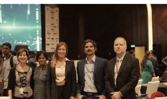 CME team at an international conference